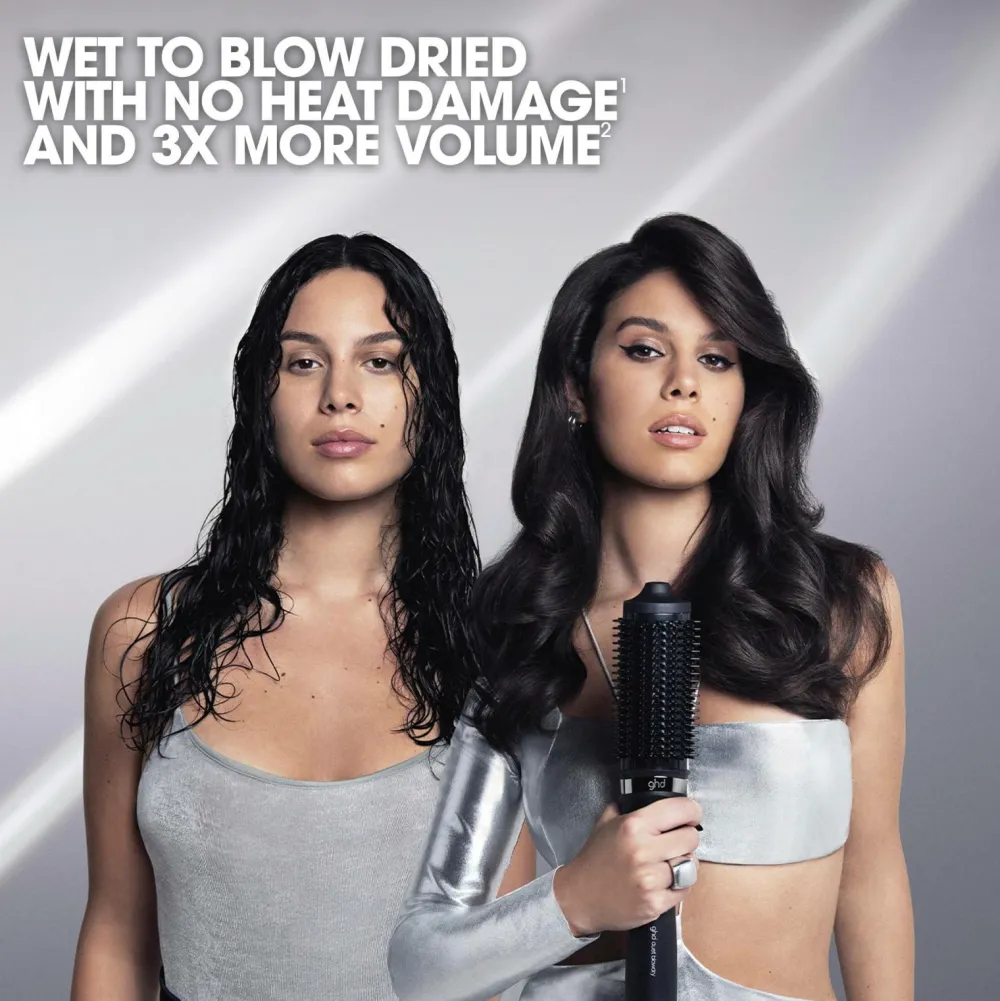 ghd Varmeredskaber>Duet Blow Dry – 2-in-1 Hair Dryer Brush Black