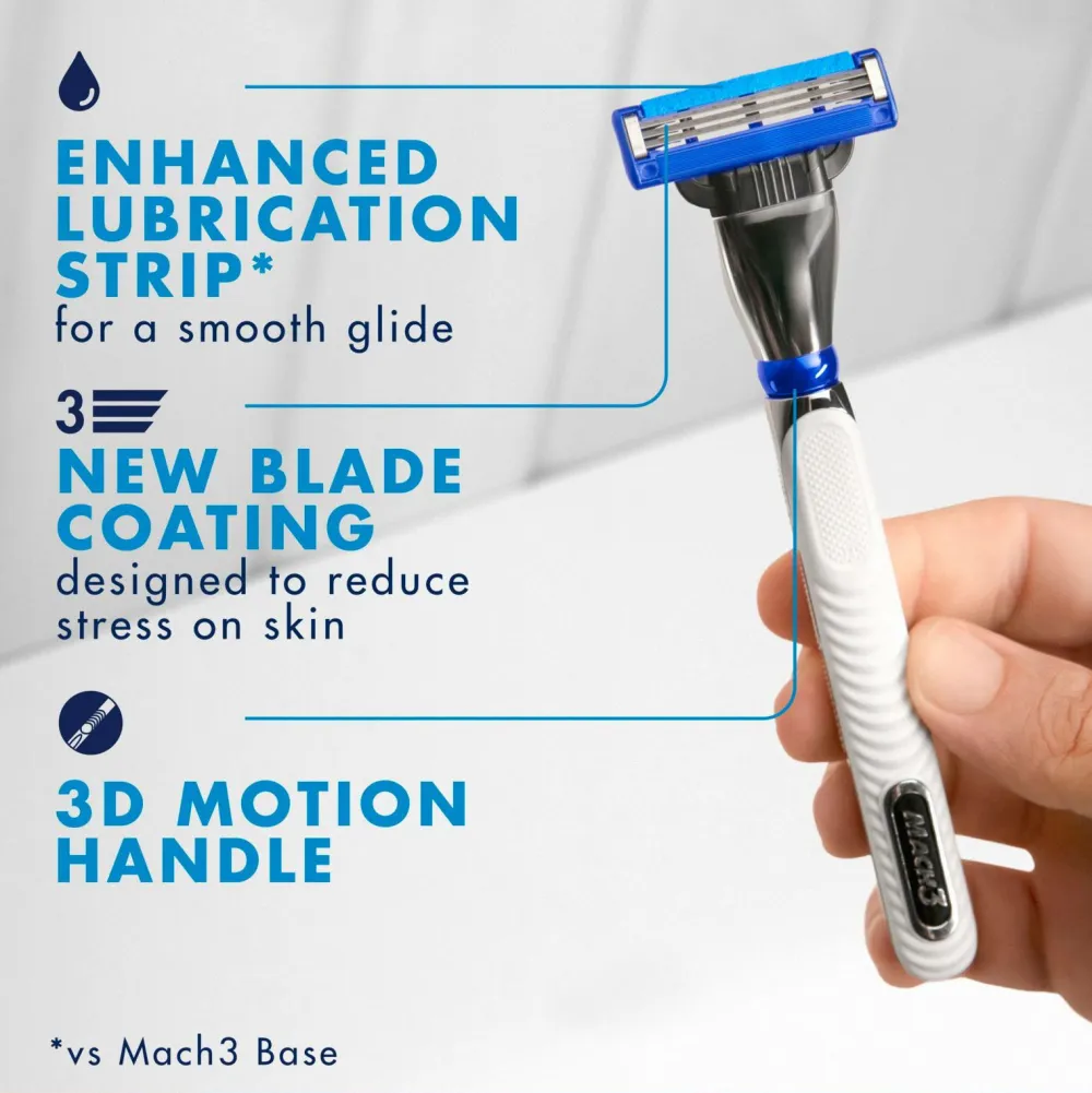 Gillette Barbering|Barbering>Barberblad Mach3 Turbo 8-pak No color