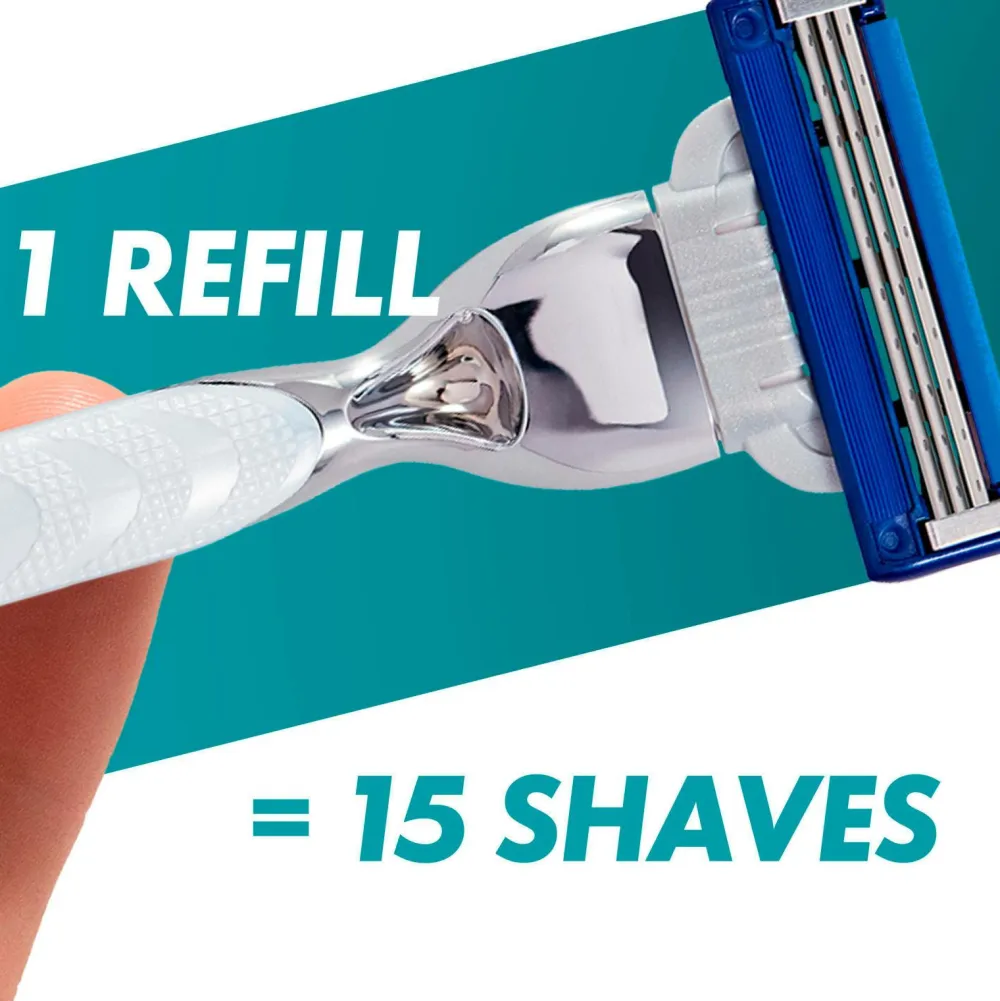 Gillette Barbering|Barbering>Barberkniv Mach3 Turbo med 2 barberingsbadekar No color