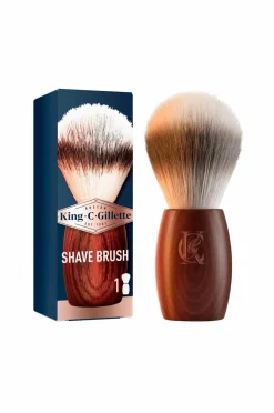 Gillette Barberkost med træhåndtag No color Outlet