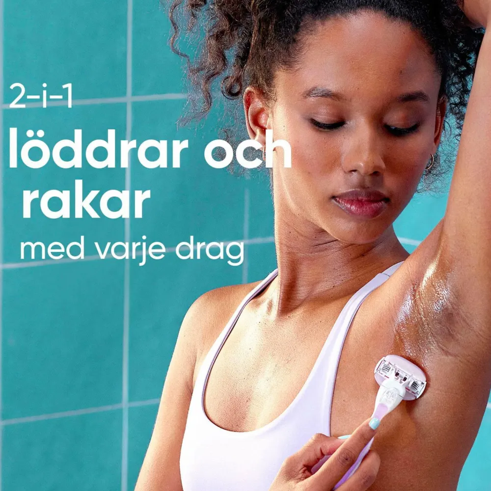 Gillette Hårfjerning>Udjævningsplan Comfortglide Breeze + 4 barberblade No color