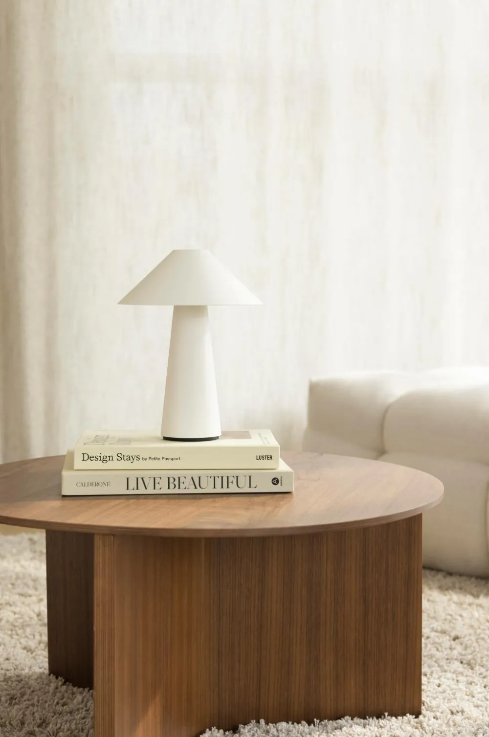 Globen Lighting Genopladelige Lamper>Bærbar bordlampe Cannes IP44 Hvid