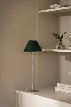Globen Lighting Lampeskærm Iris 20 Mosgrøn bouclé Clearance