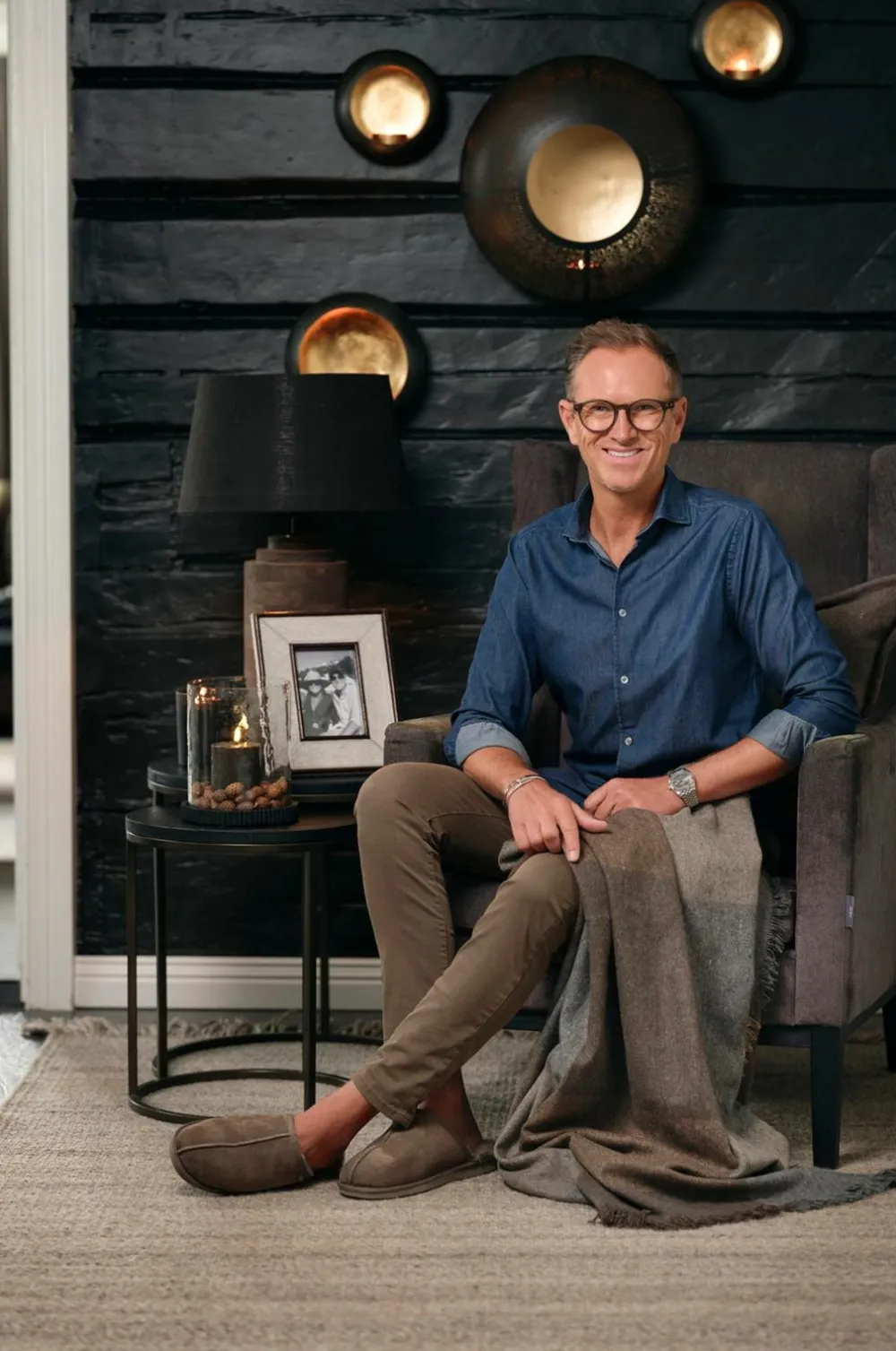 Halvor Bakke Tæpper & Plaider>Ulundi Plaid Beige