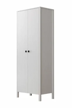 Hanah Home Garderobeskabe>Garderobe Arman Struktur af hvidt træ