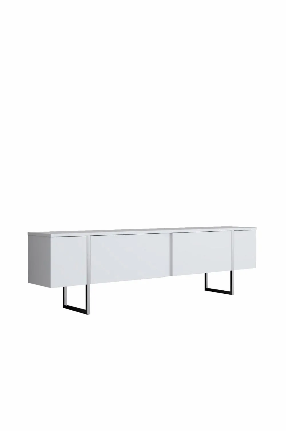 Hanah Home TV-bænk Laurel Hvid/sølv Clearance