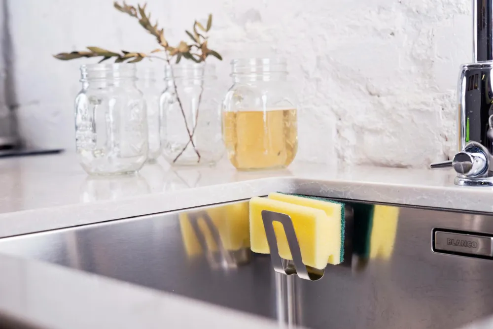 HAPPY SiNKS Holder til køkkensvamp Steel Hot