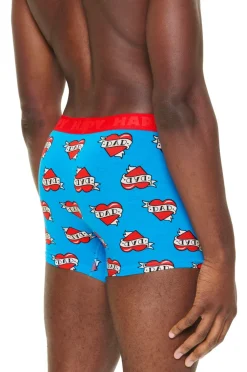 Happy Socks Boksershorts Super Dad Short Boxers Gift Set 2-pak Blue Discount