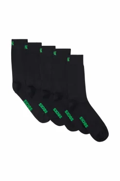 Happy Socks Strømper Solid Socks 5-pak Black Clearance