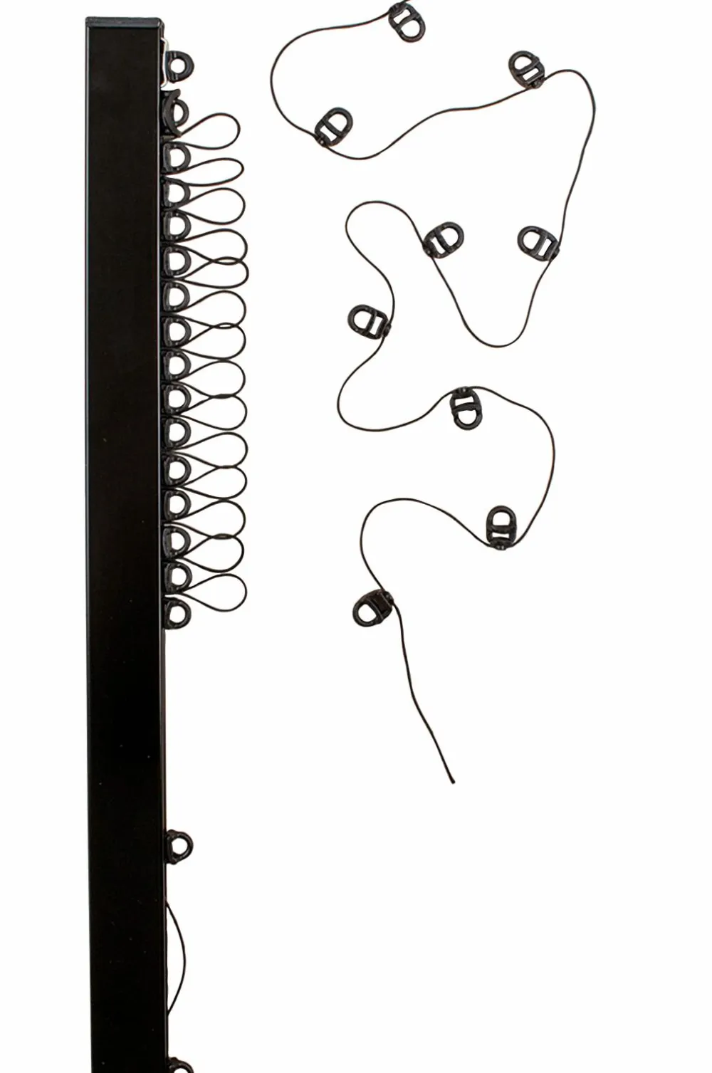 Hasta Gardintilbehør>Gardinskinne Alex Wave 200 cm Sort