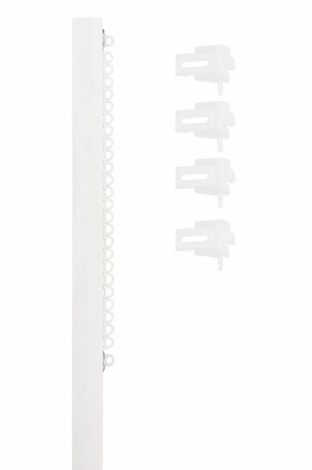 Hasta Gardinskinne konveks 150 cm Hvid Hot