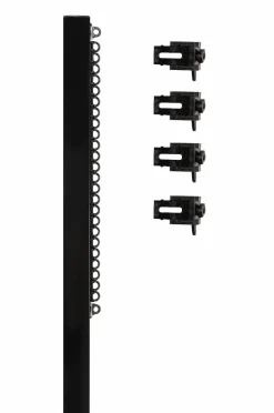Hasta Gardinskinne konveks 200 cm Sort Sale