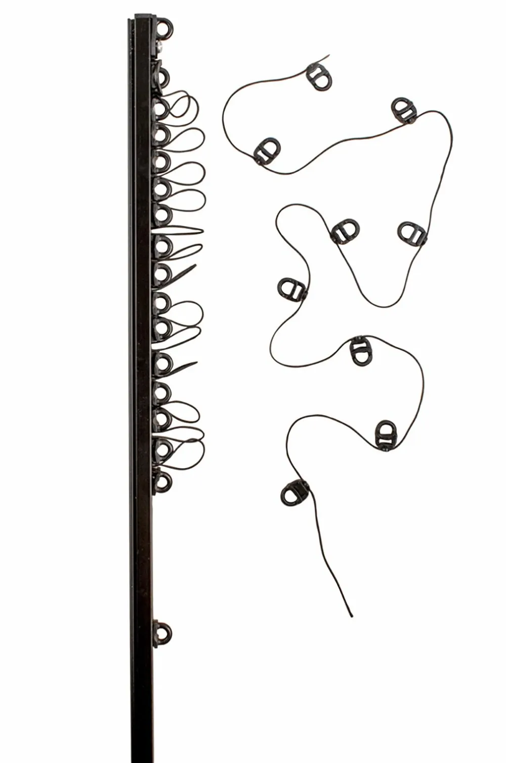 Hasta Gardintilbehør>Gardinskinne U Wave 150 cm Sort