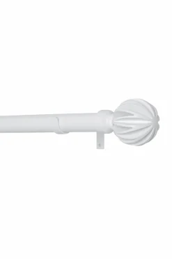 Hasta Gardintilbehør>Gardinstangssæt Ylva 160-300 cm Hvid