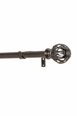 Hasta Gardinstangssæt Ellen 110-200 cm Sortnikkel Sale