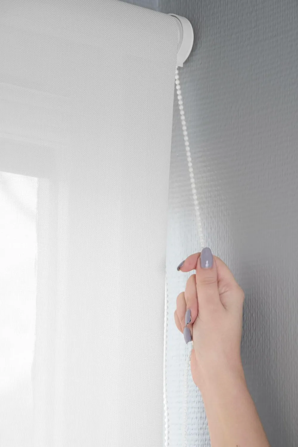 Hasta Foldegardiner>Rullegardin Screen Mat hvid hvid