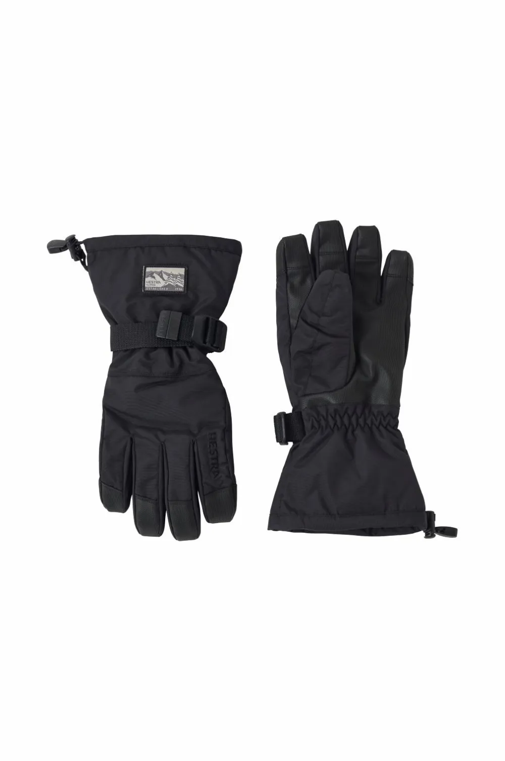 Hestra Handsker &- Vanter|Accessories>Skihandsker / snowboardhandsker Gauntlet Sr. 5 Finger Black/black