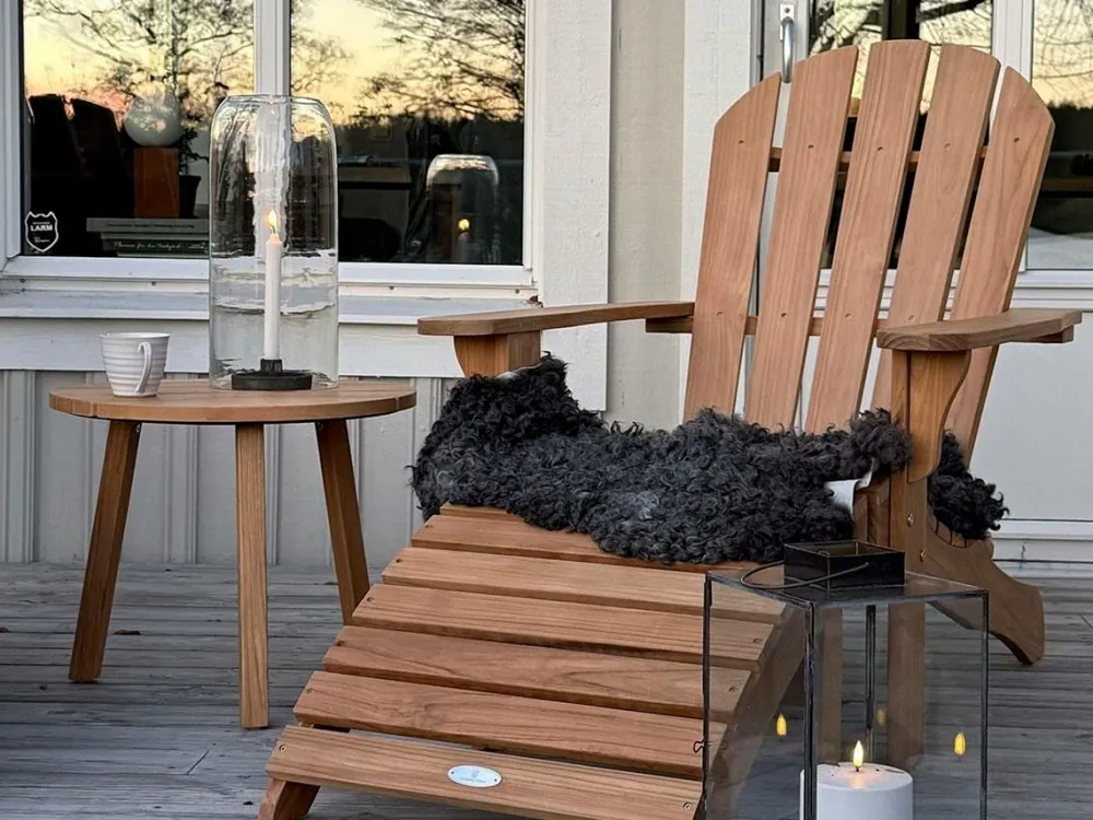 Hillerstorp Udemøbler & Have>Dækstol Tennessee Teak Nature Beige