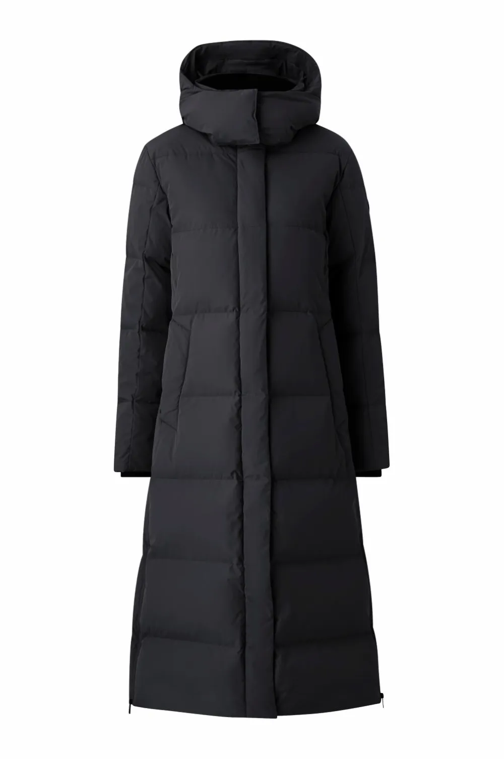 Áhkká Dunfrakke Down Coat Parka W Sort Hot