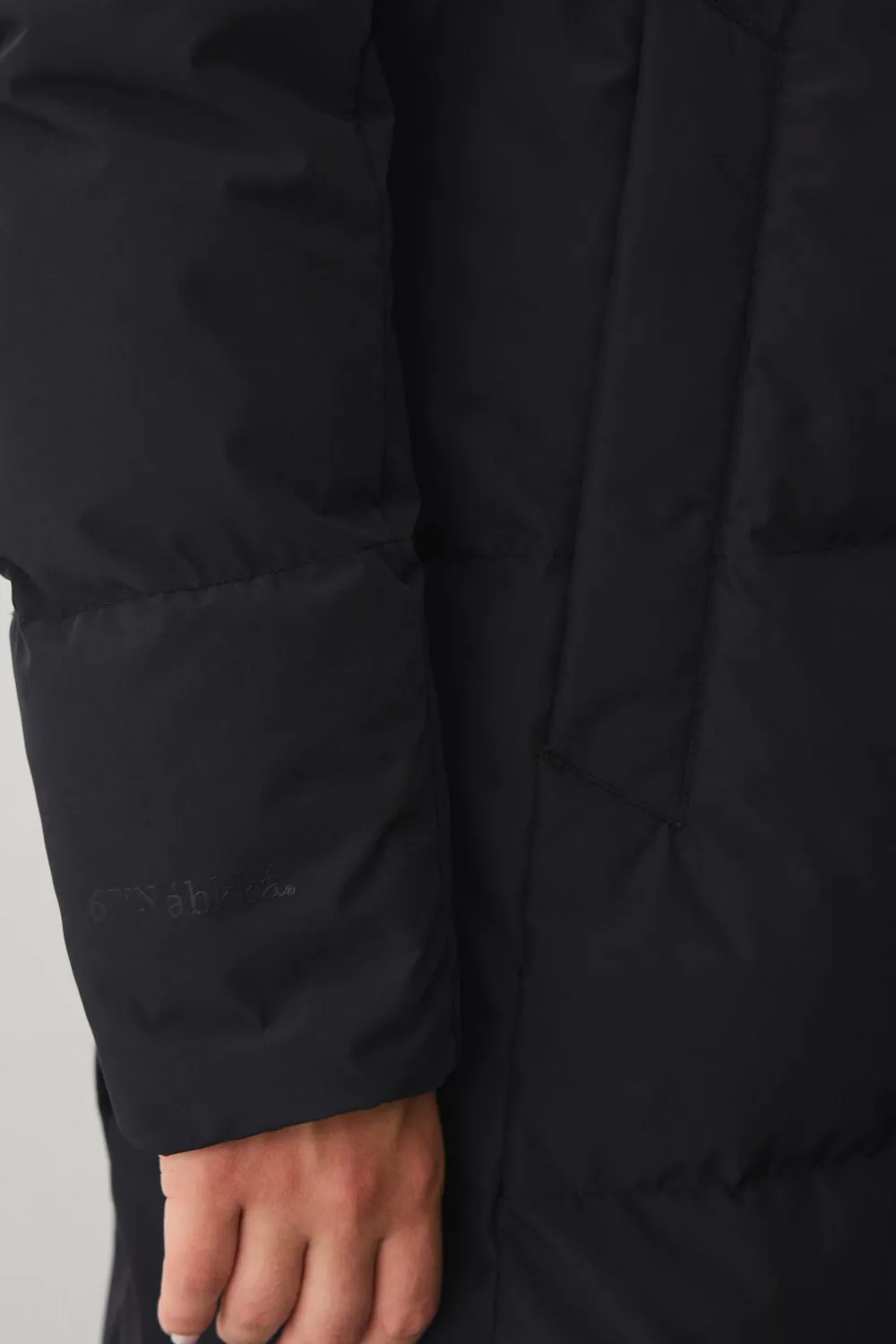 Áhkká Dunfrakke Down Coat Parka W Sort Hot