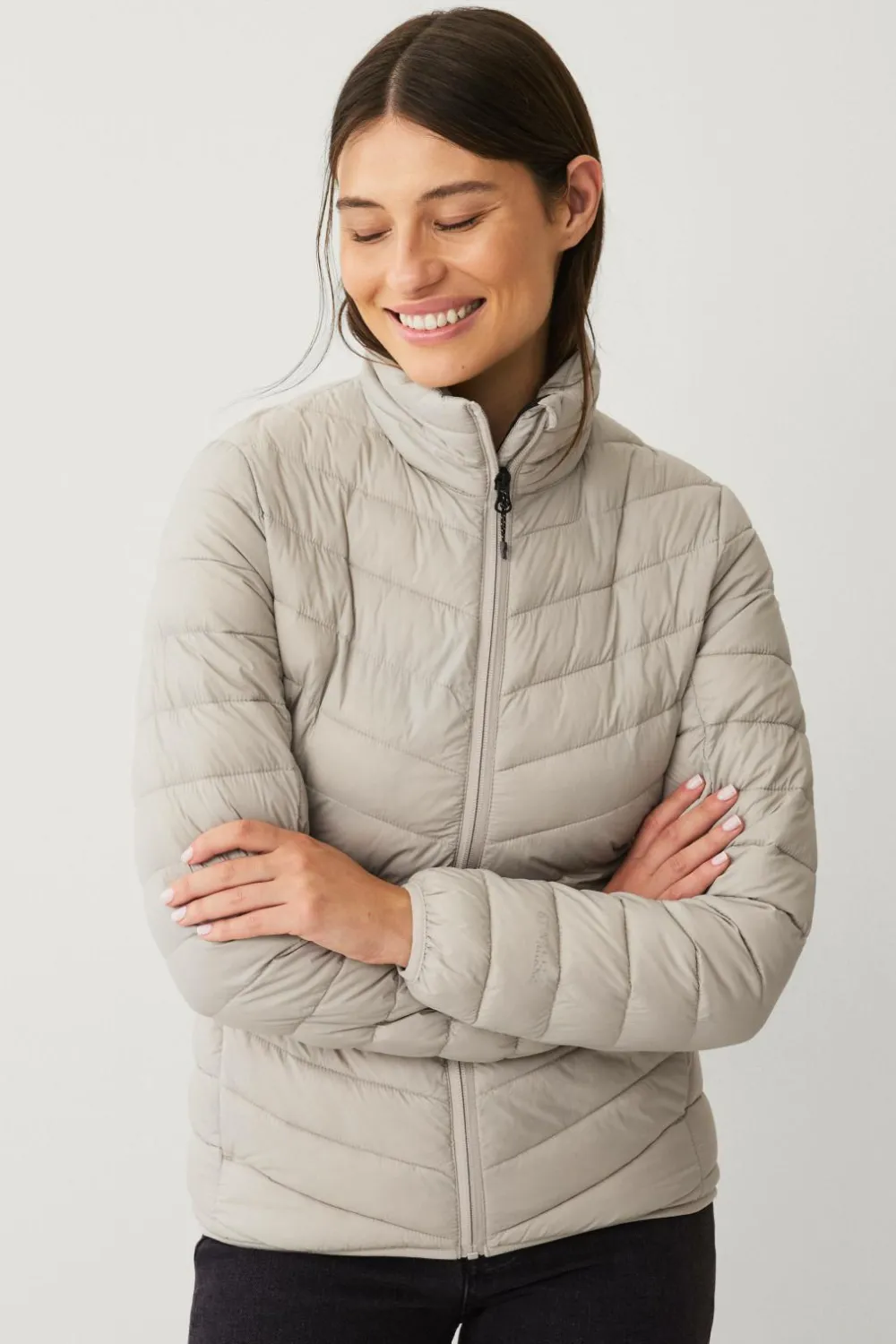 Áhkká Overtøj|Overtøj>Dunjakke LTW Down Jacket Kittbeige