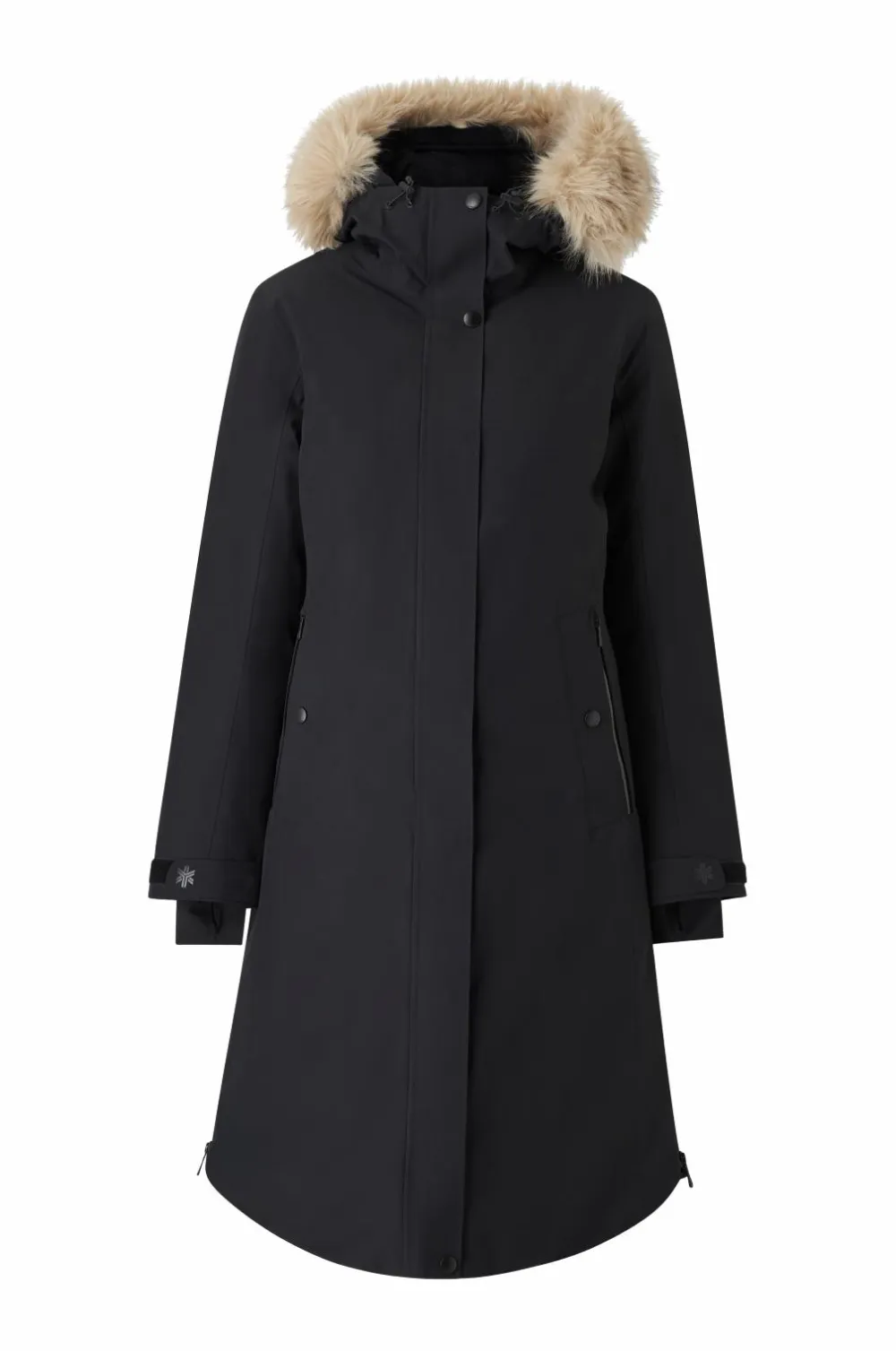 Áhkká Overtøj|Overtøj>Dunparka Down Parka Polar W Sort