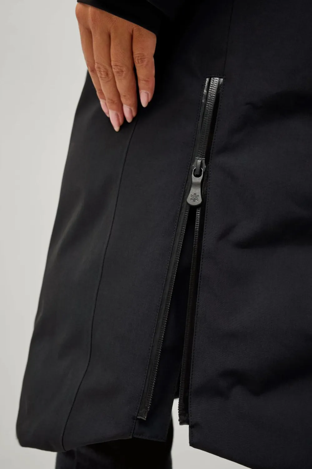 Áhkká Overtøj|Overtøj>Dunparka Down Parka Polar W Sort