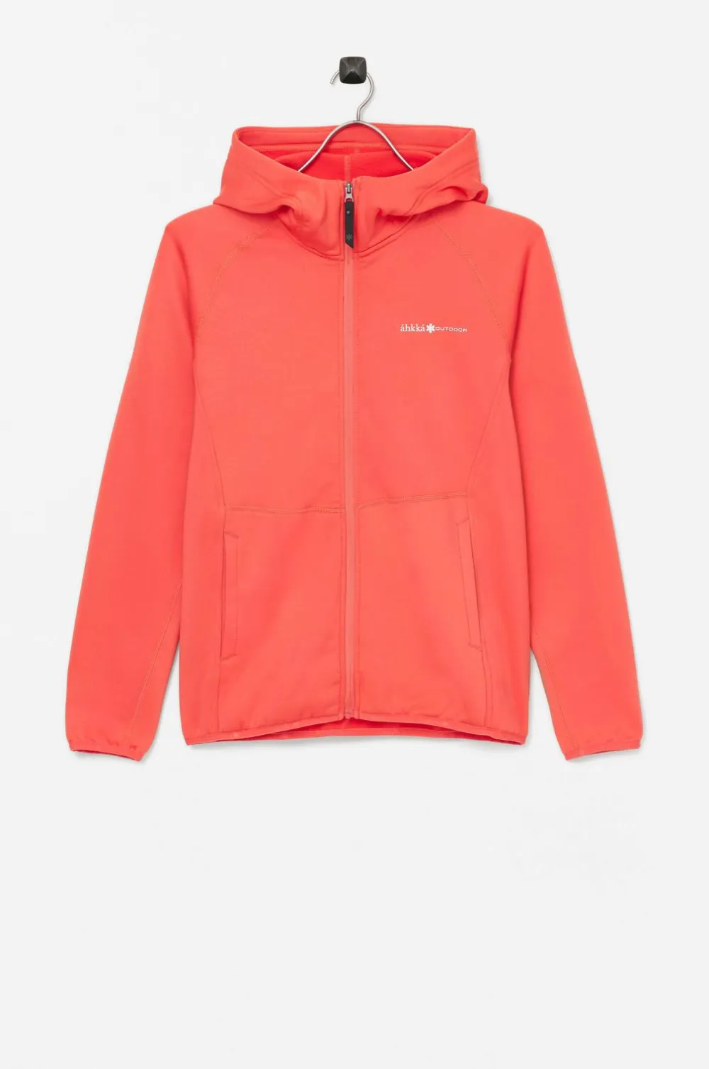 Áhkká Trøjer & Cardigans>Fleecetrøje Powerfleece Jr Mørk koral