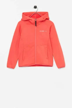 Áhkká Fleecetrøje Powerfleece Mr Mørk koral Sale
