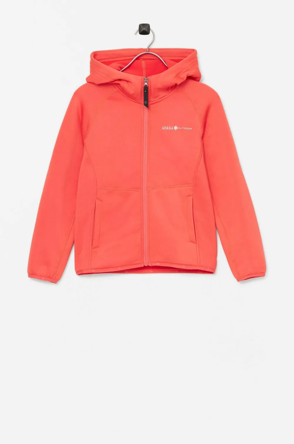 Áhkká Fleecetrøje Powerfleece Mr Mørk koral Sale