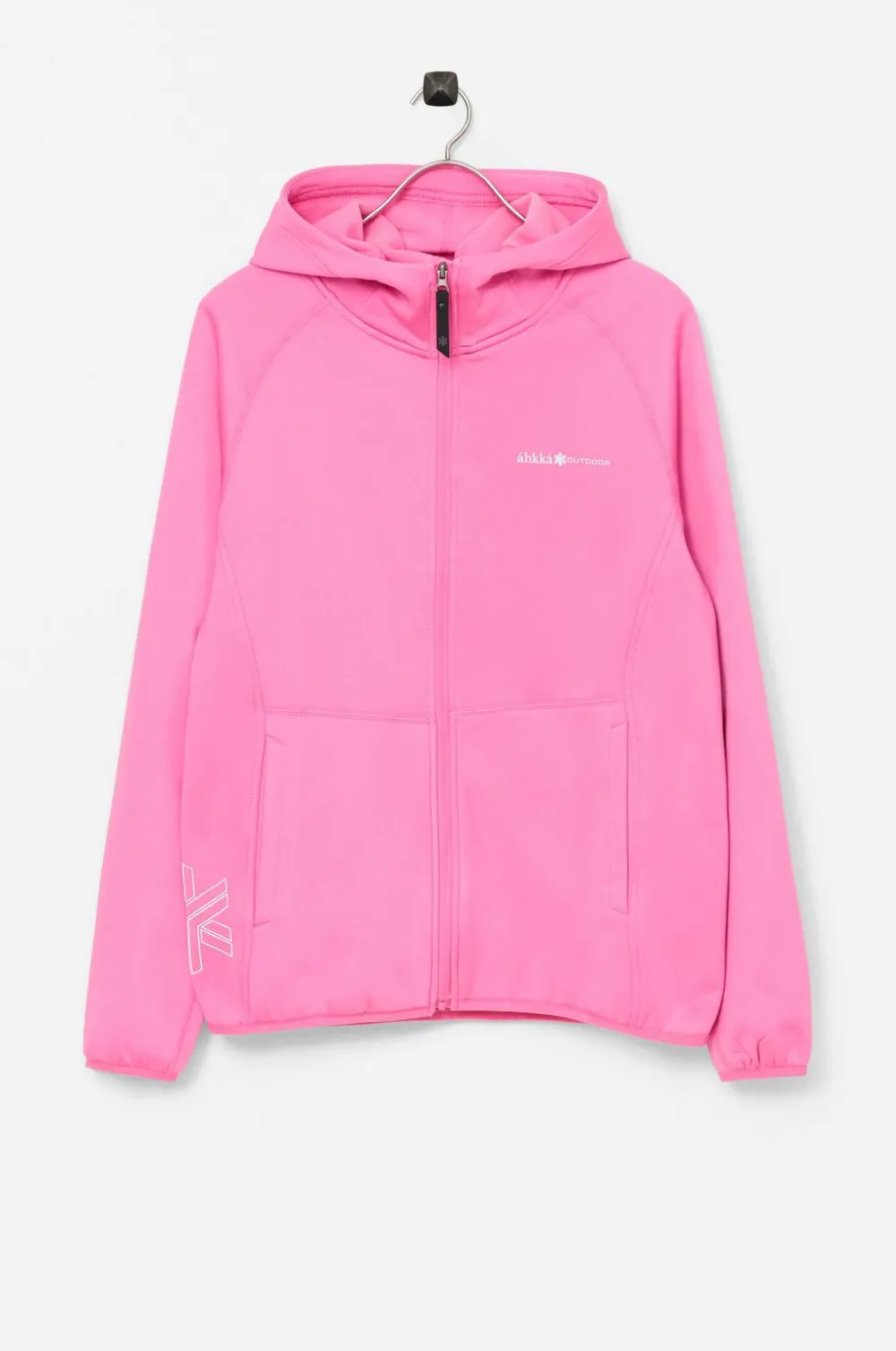 Áhkká Fleecetrøje Powerfleece Jr Rosa Hot