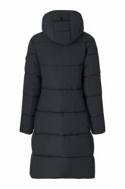 Áhkká Frakke Warm Mid Length Parka W Sort Sale