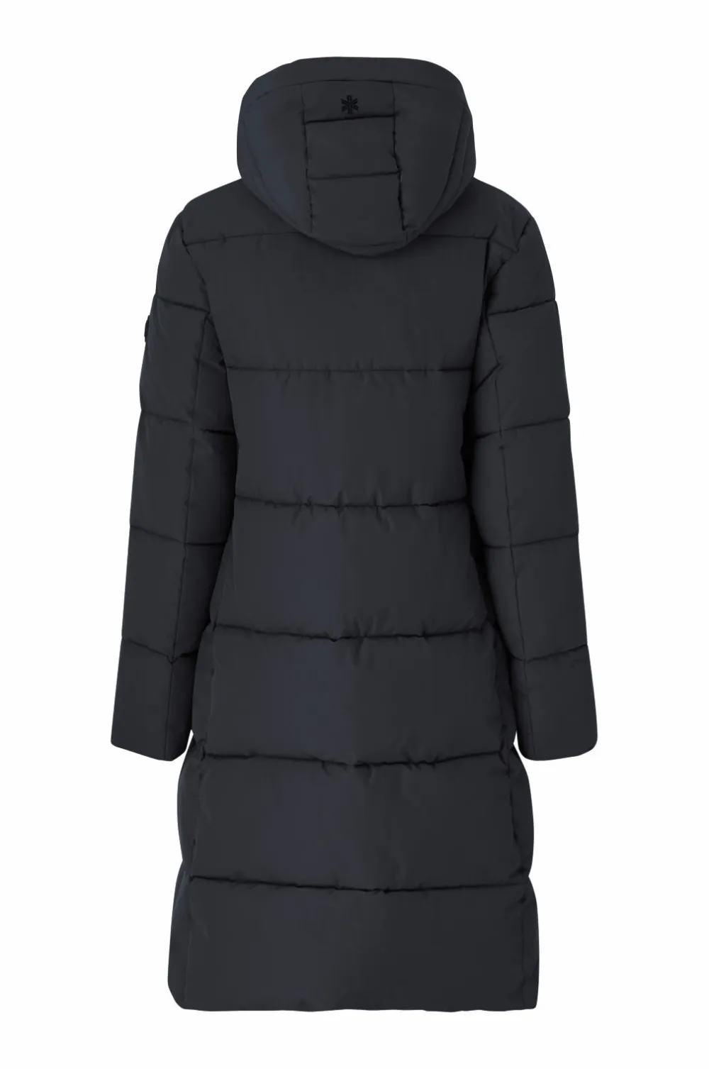 Áhkká Frakke Warm Mid Length Parka W Sort Sale