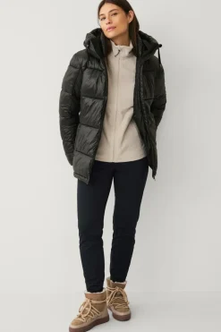 Áhkká Overtøj|Overtøj>Jakke Gold Warm Jacket Shiny Sort