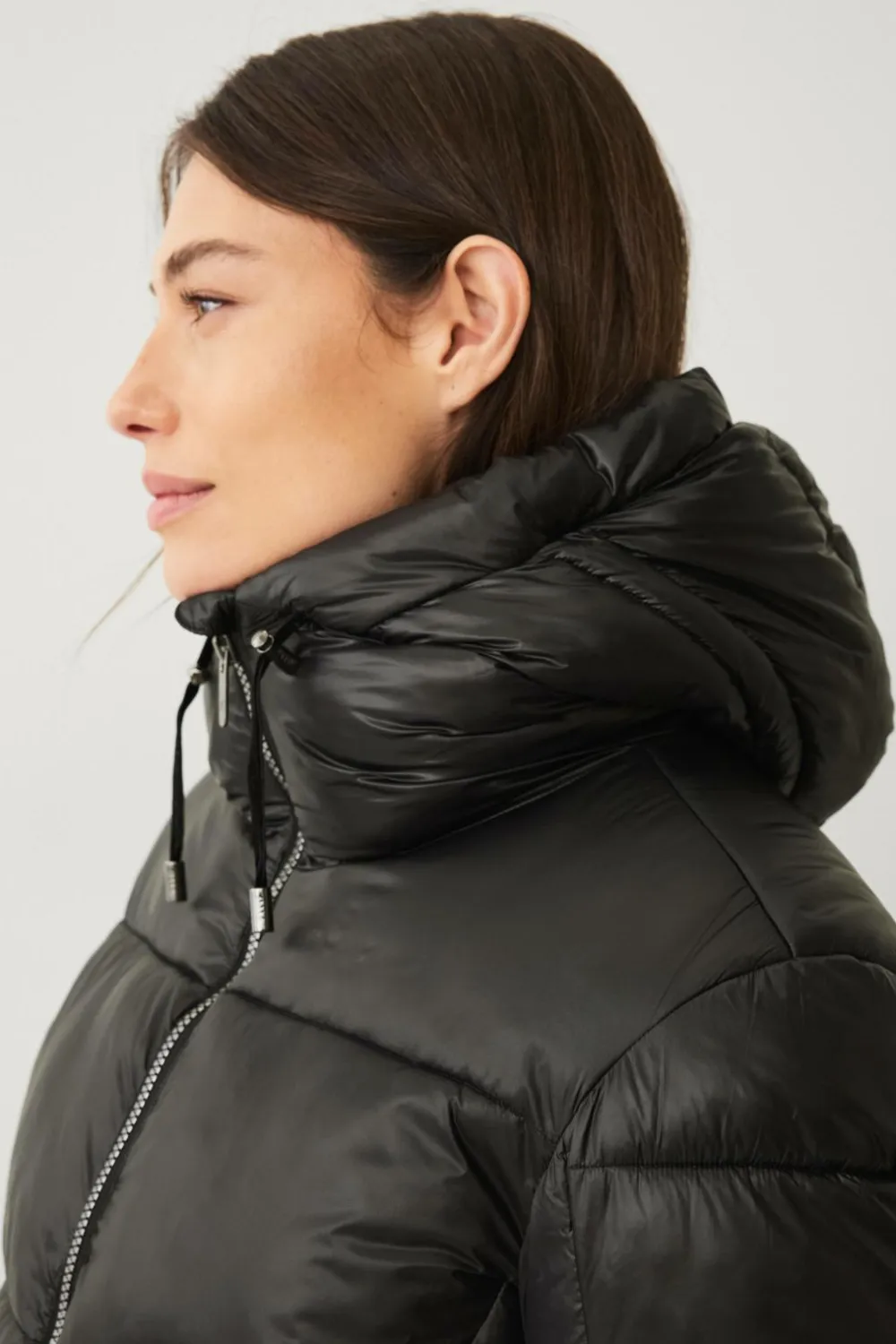 Áhkká Overtøj|Overtøj>Jakke Gold Warm Jacket Shiny Sort