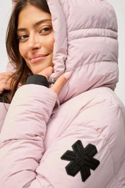 Áhkká Jakke Gold Warm Jacket Matte Mild rosa Best