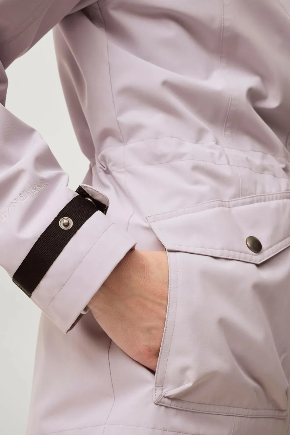 Áhkká Overtøj|Overtøj>Jakke Jacket With Hood W Lyslilla