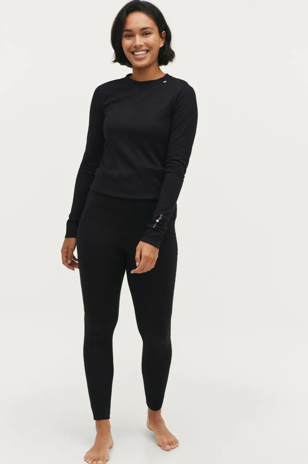 Áhkká Merino Wool Pant W Black mdf/metal Hot