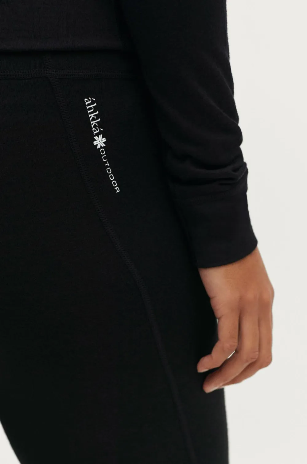 Áhkká Merino Wool Pant W Black mdf/metal Hot