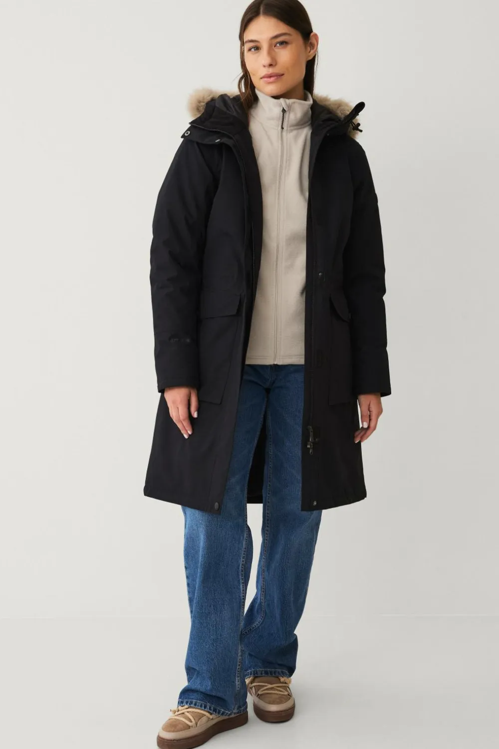 Áhkká Jakker & Frakker>Parka Perfect Parka W Sort