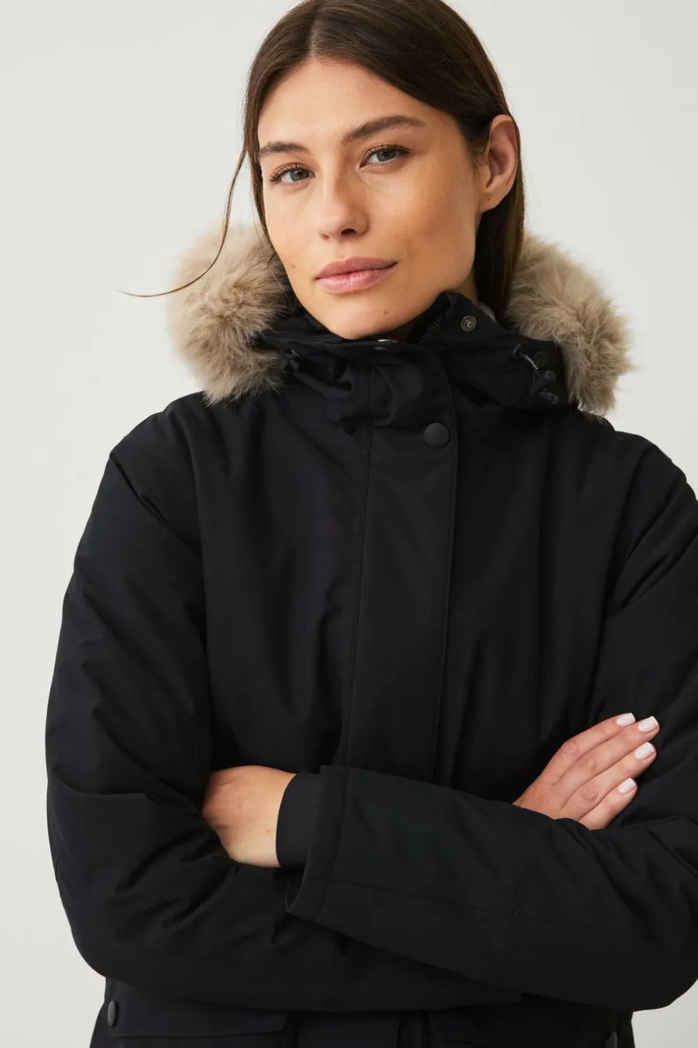 Áhkká Jakker & Frakker>Parka Perfect Parka W Sort