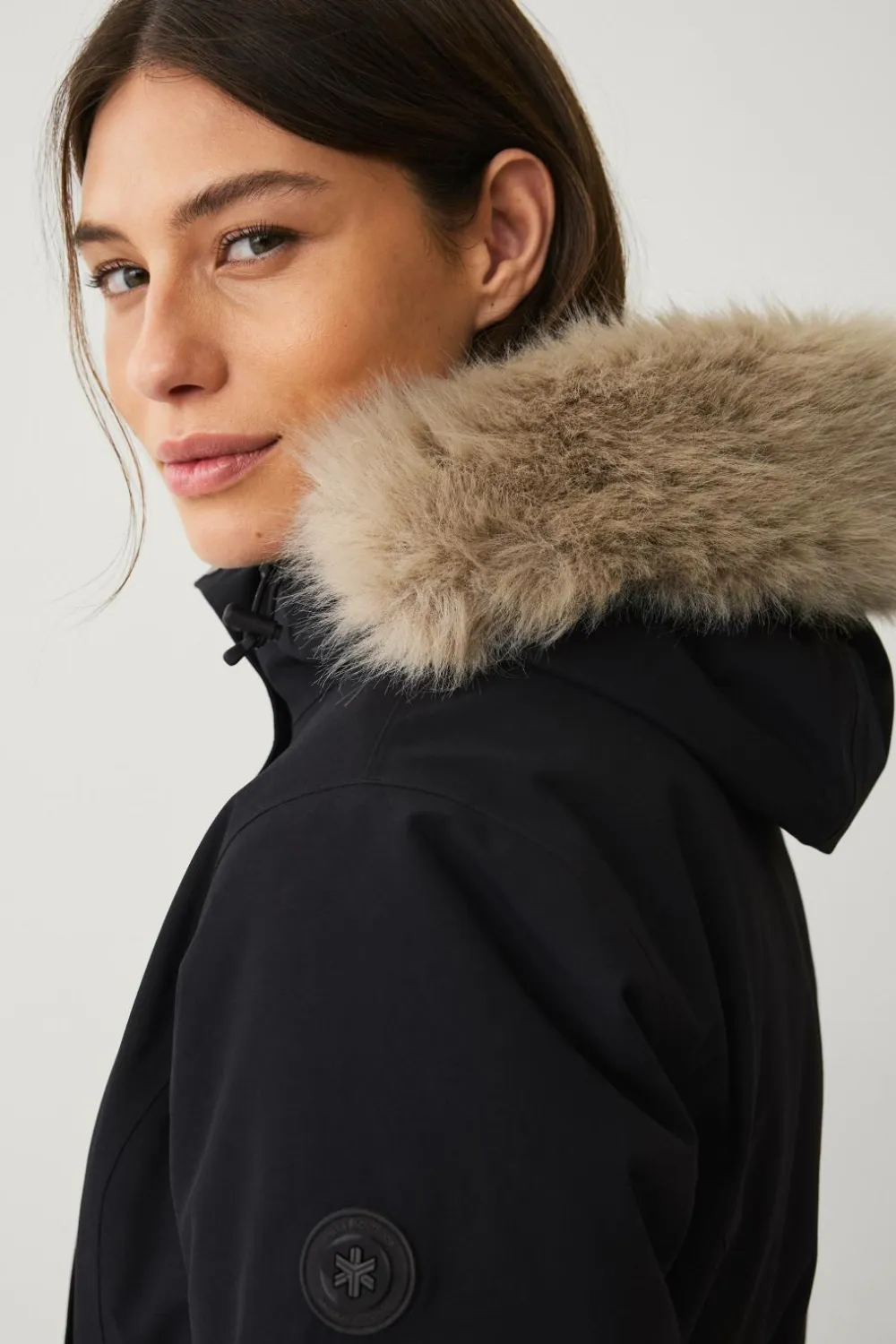 Áhkká Jakker & Frakker>Parka Perfect Parka W Sort