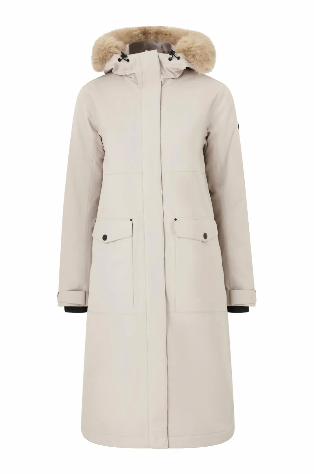 Áhkká Jakker & Frakker>Parka Urban Padded Long Parka W kittbeige