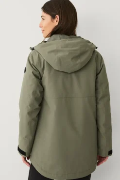Áhkká Parka Urban Padded Parka W mosgrøn Outlet