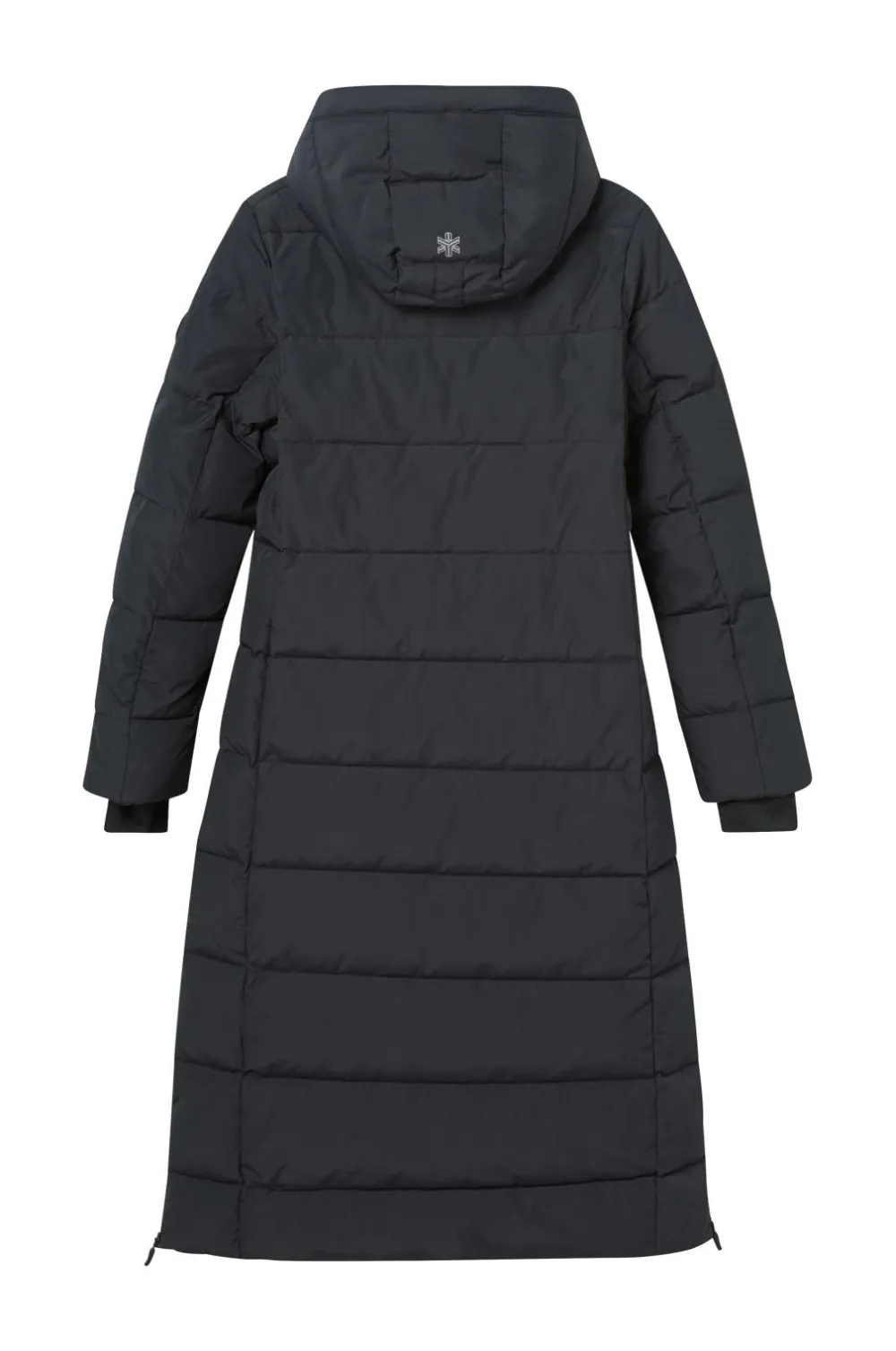 Áhkká Overtøj>Parkacoat Long Padded Parka W Hood Jr Black mdf/metal