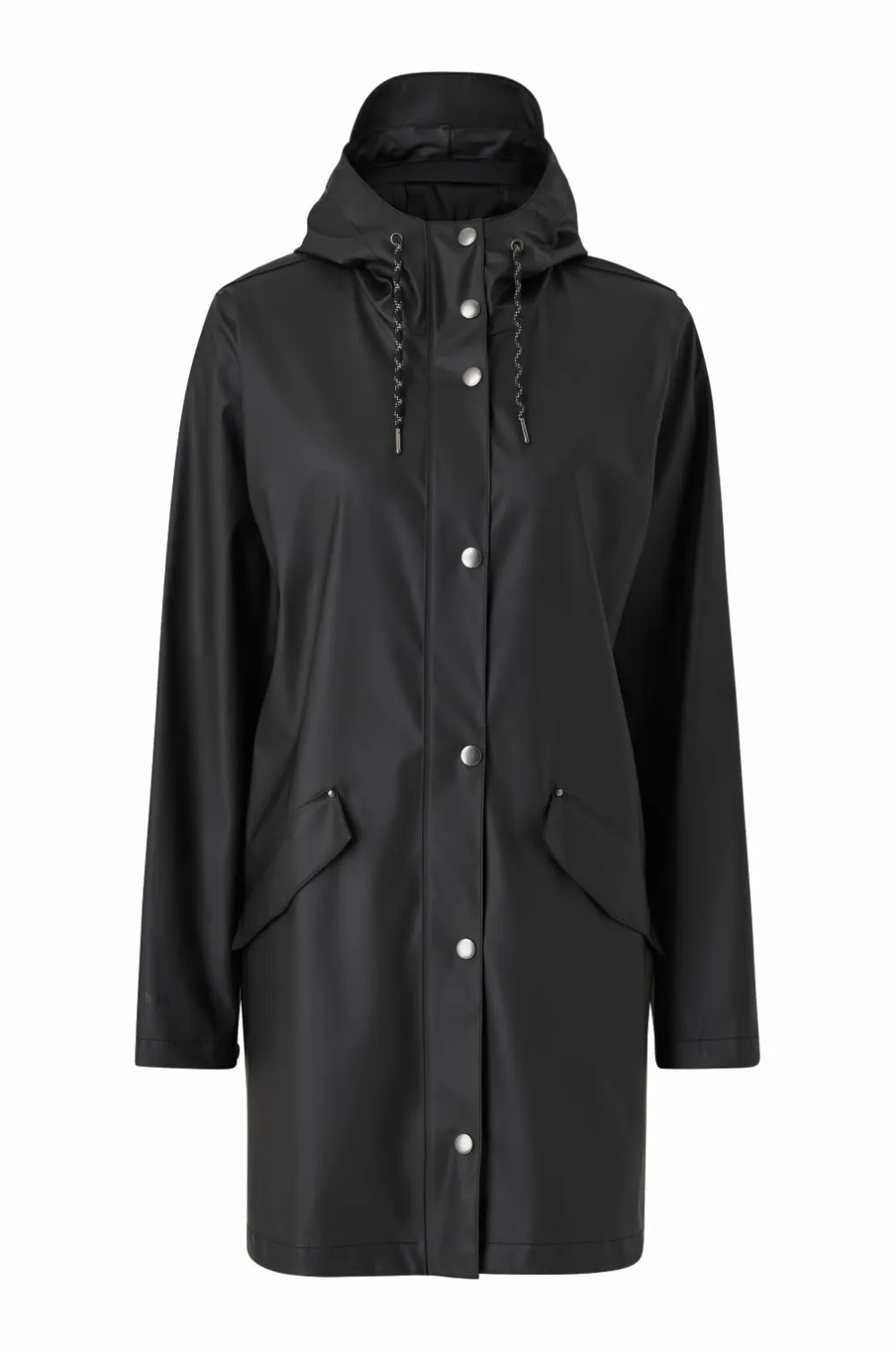 Áhkká Regnjakke PU Parka W Sort Clearance