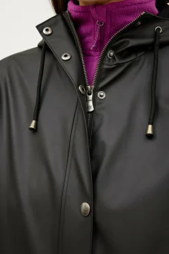 Áhkká Regnjakke PU Parka W Black mdf/metal Outlet
