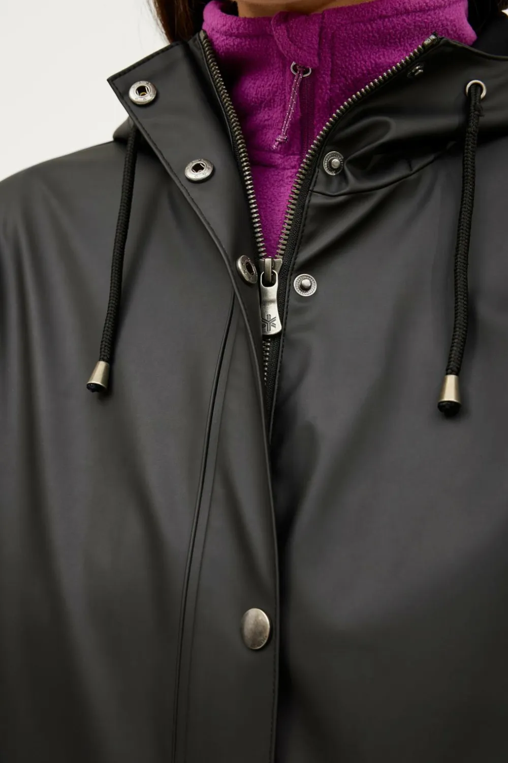 Áhkká Regnjakke PU Parka W Black mdf/metal Outlet