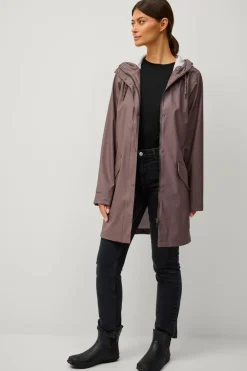 Áhkká Overtøj|Overtøj>Regnjakke PU Parka W Brun