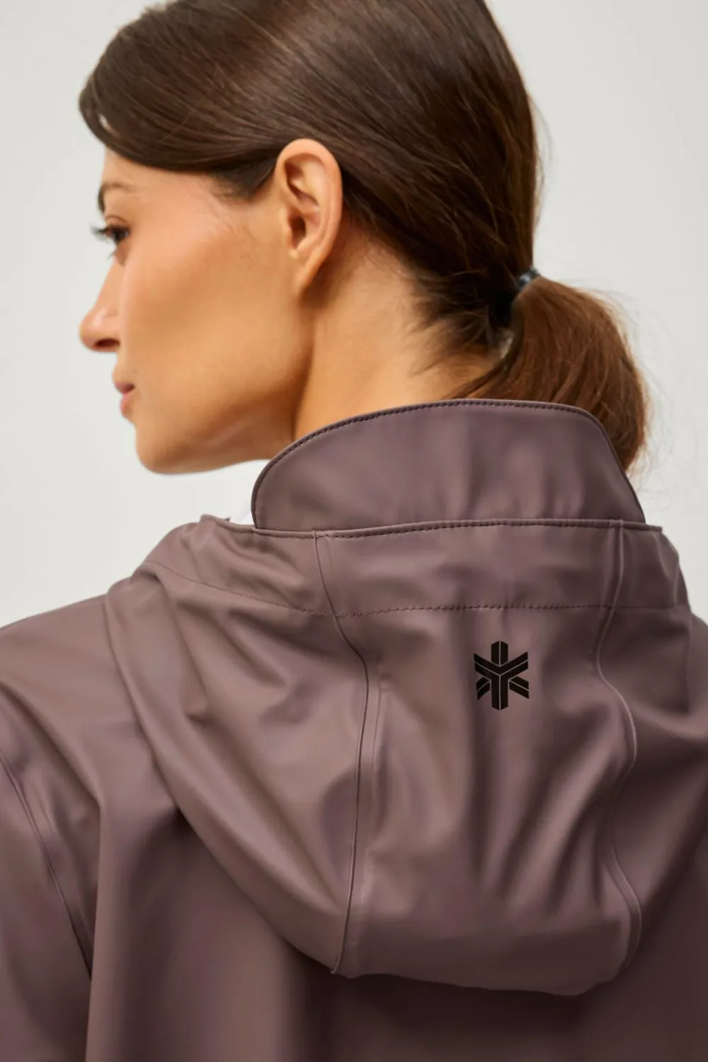 Áhkká Overtøj|Overtøj>Regnjakke PU Parka W Brun